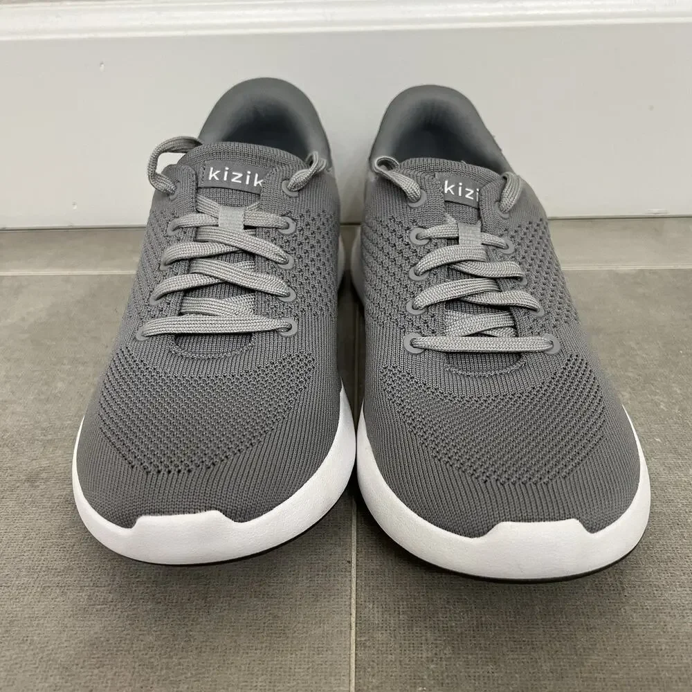 Kizik Lima Mens 7.5/Womens 9 Gray Hands Free Comfort Sneaker Casual Shoes